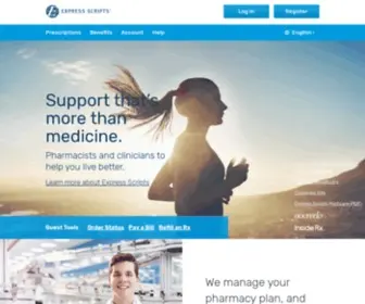 Medcohealth.com(Express Scripts Members) Screenshot