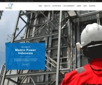 Medcopower.co.id(Medco Power Indonesia) Screenshot