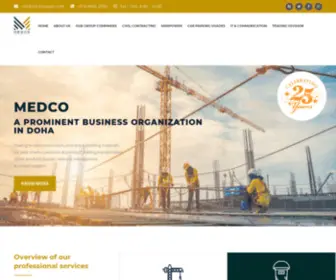 Medcoqatar.com(Your Partner in Challenging Projects) Screenshot