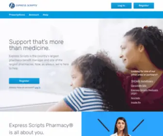 Medcoresearchinstitute.com(Express Scripts Members) Screenshot