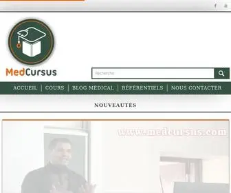 Medcursus.com(Accueil) Screenshot