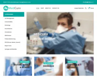 Medcurv.co.za(Medical Supplies Home) Screenshot