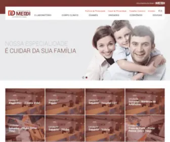 Meddi.com.br(Laboratório) Screenshot