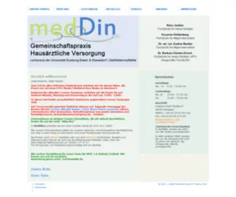 Meddin.de(Gemeinschaftspraxis) Screenshot