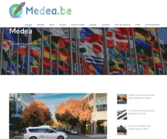 Medea.be(La société dans le monde) Screenshot