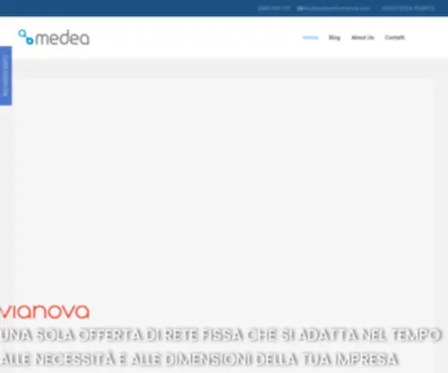 Medeainformatica.com(GESTIONALI Informatica vendita computer Alba Torino Piemonte Medea Software mago applicativi assistenza Telefonia IP) Screenshot