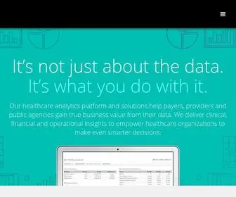 Medeanalytics.com(Healthcare Data Analytics) Screenshot