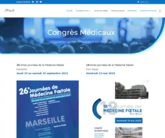 Medecine-Foetale.com(Médecine Foetale et congrès médicaux) Screenshot