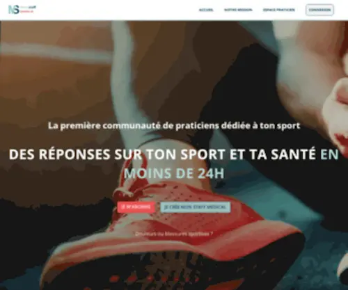 Medecineetsport.com(Mon staff médical) Screenshot