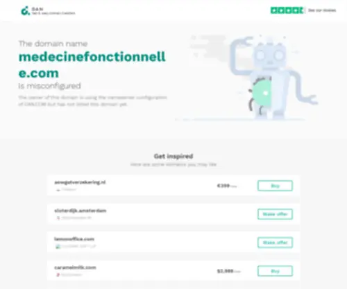 Medecinefonctionnelle.com(Misconfigured) Screenshot