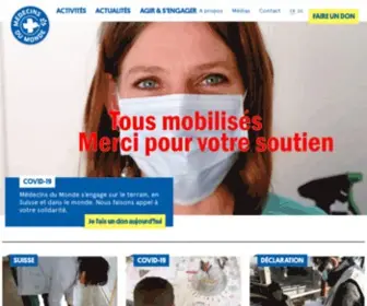 Medecinsdumonde.ch(Médecins) Screenshot