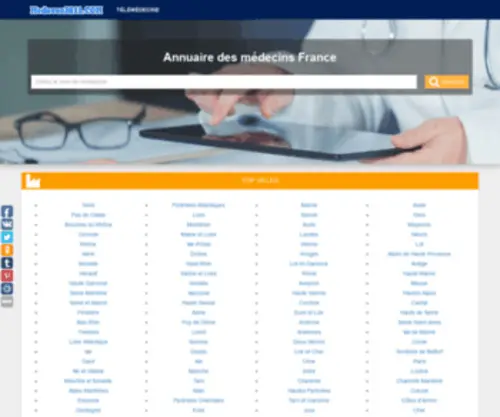 Medecos2011.com(Médecins) Screenshot