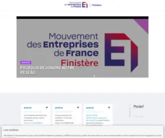 Medef-Finistere.com(MEDEF) Screenshot