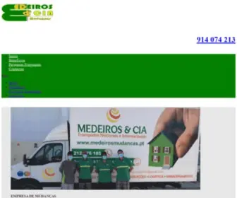 Medeirosmudancas.pt(Empresa de Mudanças) Screenshot