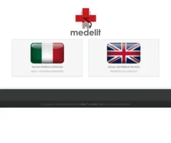 Medelit.com(Medelit Servizio medico e domicilio Italia) Screenshot