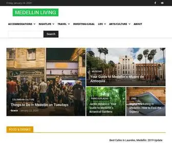 Medellinliving.com(Medellin Living) Screenshot