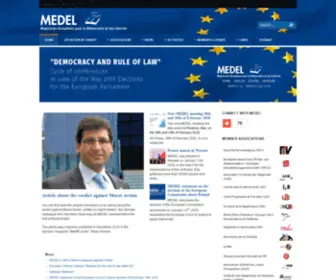 Medelnet.eu(Magistrats européens pour la démocratie et les libertés (MEDEL)) Screenshot