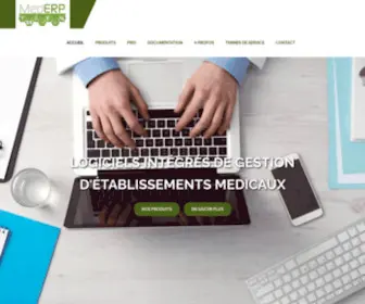 Mederp.net(MedERP logiciels de gestion pour cabinets et cliniques) Screenshot