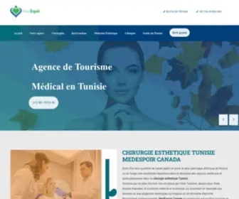 Medespoir.ca(Chirurgie esthetique Tunisie) Screenshot