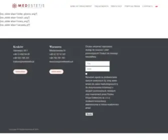 Medestetis.pl(Klinika Dr Kuschill MEDESTETIS®️ Warszawa) Screenshot