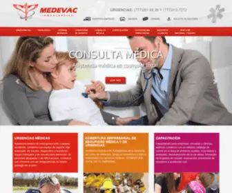Medevacambulancias.com(Medevac Ambulancias) Screenshot