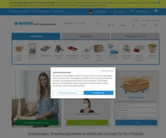 Medewo.com(Verpackungsmaterial von MEDEWO) Screenshot