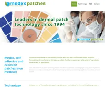 Medex.co.uk(Medex Patches) Screenshot