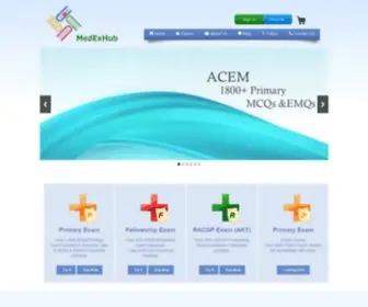 Medexhub.com(ACEM Primary Exam) Screenshot
