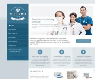 Medexmd.com(Medicine Dropshipper) Screenshot