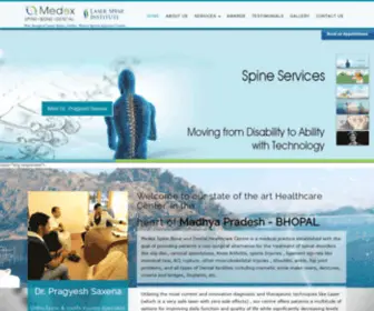 Medexorthocare.com(Medex Healthcare) Screenshot