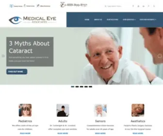 Medeyedoc.com(Medical Eye Associates) Screenshot