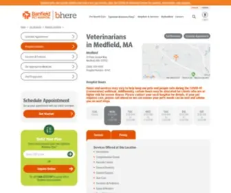 Medfieldvet.com(Veterinarians in Medfield) Screenshot