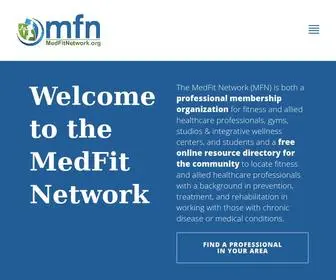 Medfitnetwork.org(The MedFit (Medical Fitness)) Screenshot
