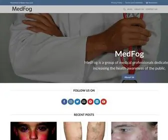 Medfog.com(Trustworthy Medical Information and Health Advices) Screenshot