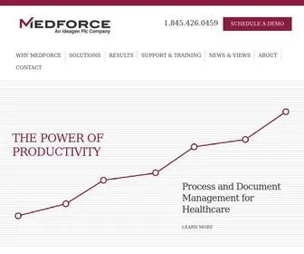 Medforcetech.com(Healthcare Business Management Solutions) Screenshot