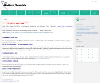 Medfordchemists.com(Medford Chemists) Screenshot