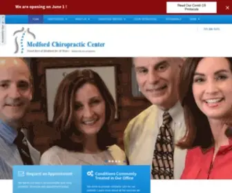 Medfordchiropractic.com(Chiropractor in Medford) Screenshot