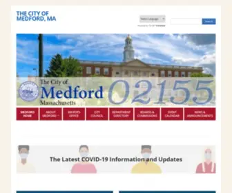Medfordma.org(City of Medford) Screenshot