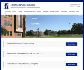 Medfordpublicschools.org(Medford Public Schools) Screenshot