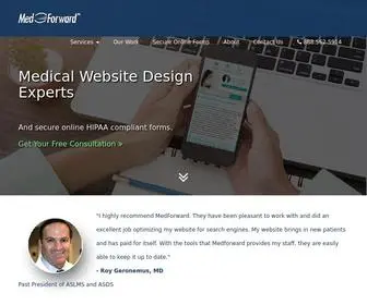 Medforward.com(Medical Website Design and Secure Online Forms) Screenshot