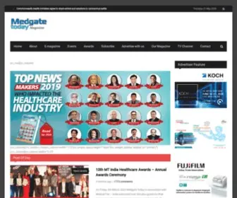 Medgatetoday.com(Leading International Magazine of Healthcare) Screenshot
