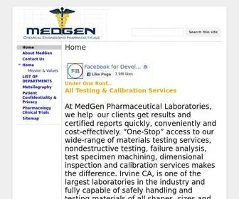 Medgen.us(Chemical Engineering Pharmaceutical Company) Screenshot