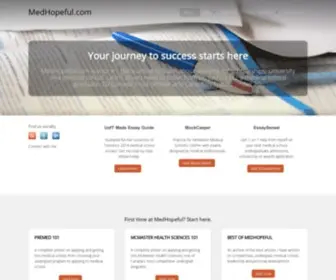 Medhopeful.com(Joshua Liu) Screenshot