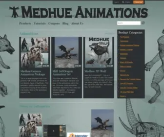 Medhueanimations.com(Medhue Animations) Screenshot