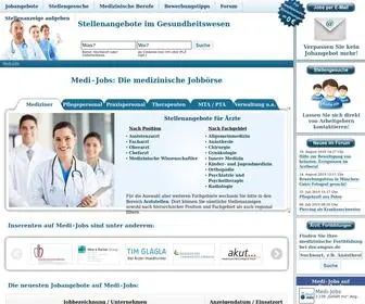 Medi-Jobs.de(Medizinische Jobbörse) Screenshot