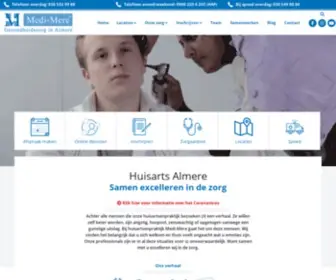 Medi-Mere.com(Huisarts in Almere) Screenshot