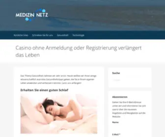 Medi-Netz.com(Geprüfte Gesundheitstipps für Sie) Screenshot