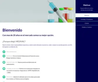 Medi-VAC.com.mx(Medvac) Screenshot