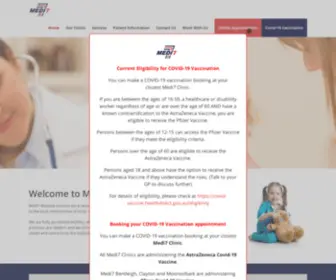 Medi7.com.au(Medi7 Clinics) Screenshot