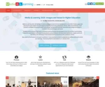 Media-AND-Learning.eu(Media & Learning 2020) Screenshot